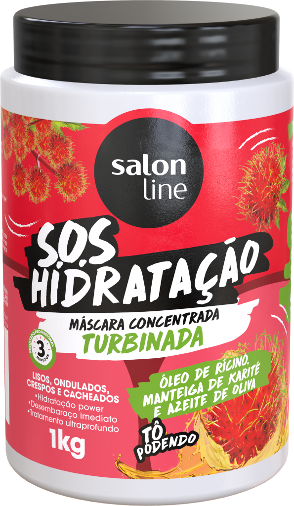 S.O.S. Hidratação é novo potão de máscara da Salon Line